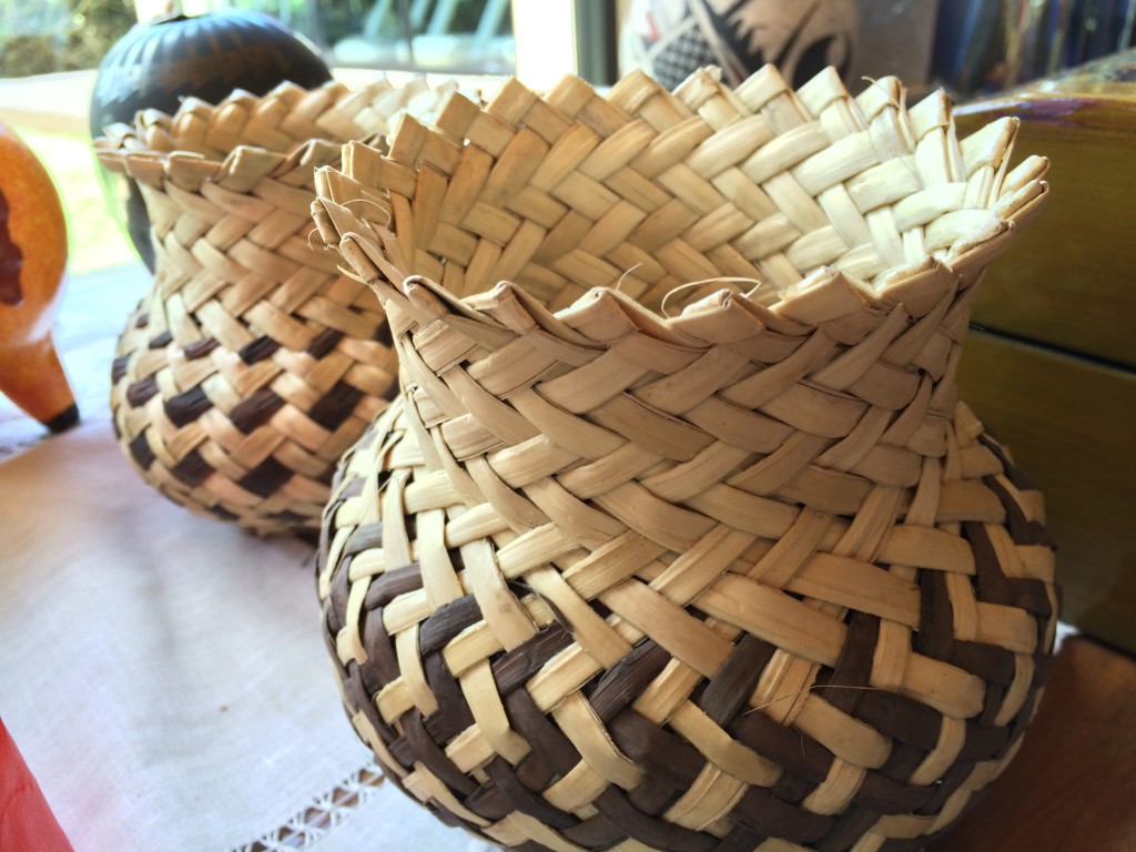 straw vase