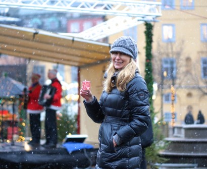 Stockholm’s Kungstradgården Christmas Market Glogg makes everything better.