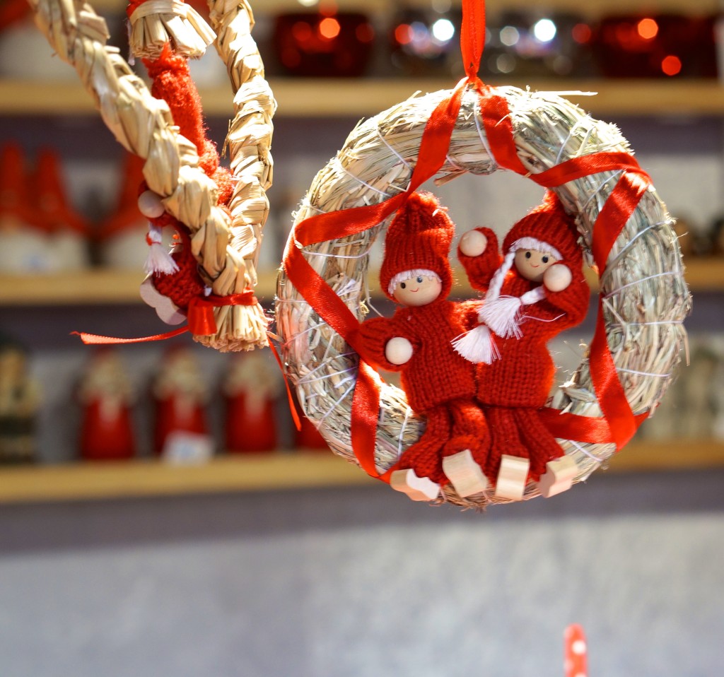Stockholm Sweden Christmas Market Kungstradgården ornament straw