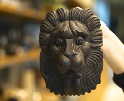 Finding Pirate Booty from a Sunken Ship: Swedish Souvenirs from the Vasa Museum lion mask vasa ship souvenir gift shop stockholm
