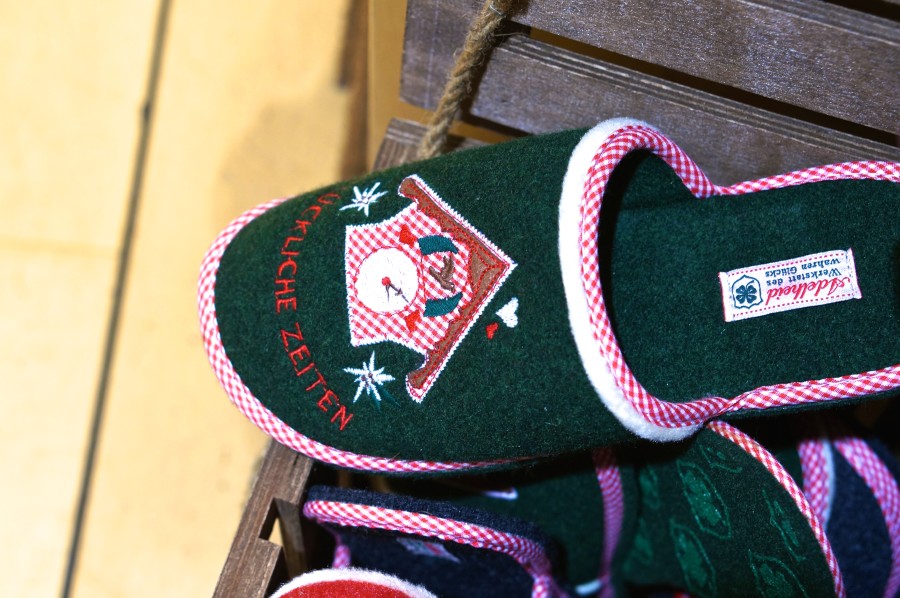 austrian slippers wool warm souvenir