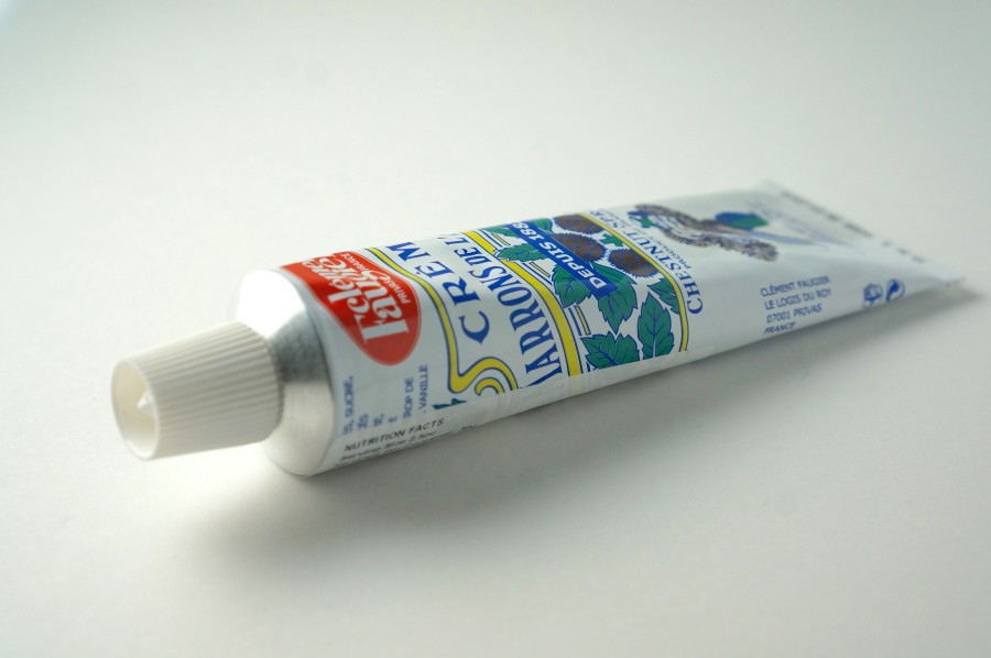 French chestnut spread supermarket souvenirs