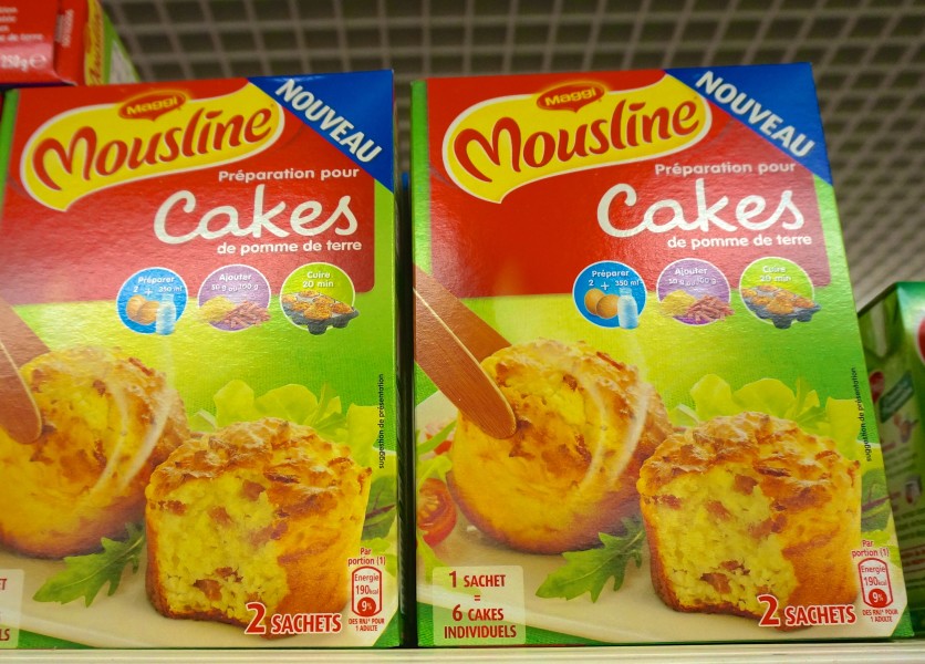 potato cakes Paris France supermarket souvenir