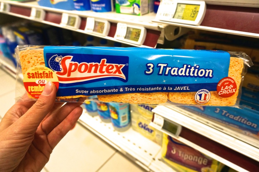 French vegtable sponges Monoprix supermarket Paris souvenirs cheap