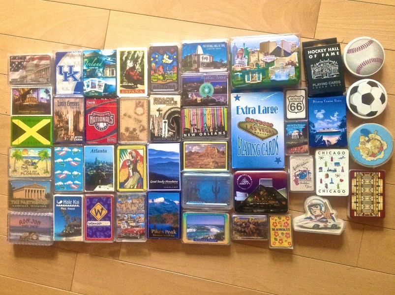 Travel Souvenir Collection Decks Of Playing Cards Souvenir Finder