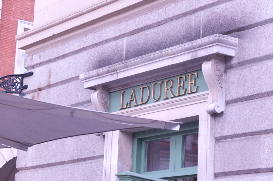 Ladurée macarons in London's Convent Garden.