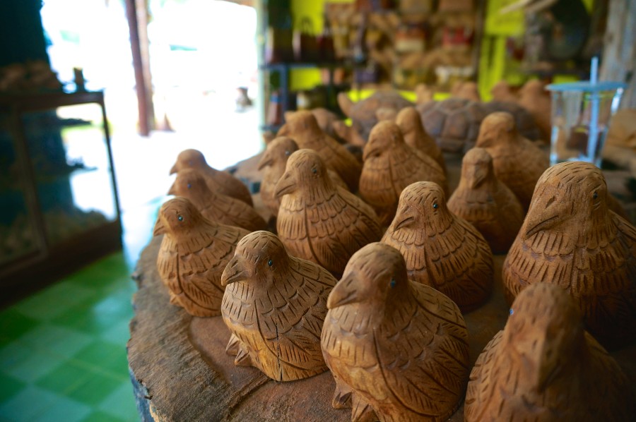 wood carving thailand trang good luck amulet