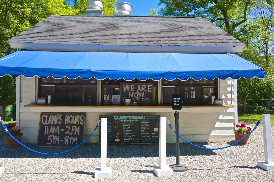 clamps hamburger stand hours open phone none
