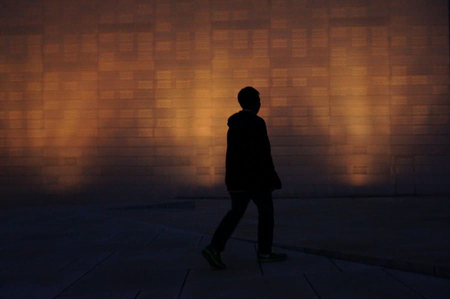 oslo opera house night