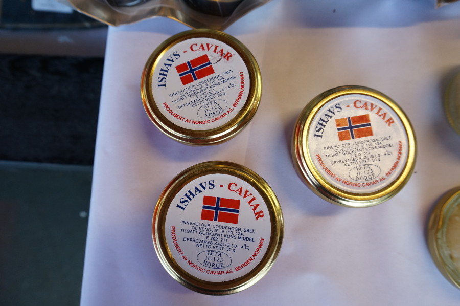 salmon caviar bergen fish market