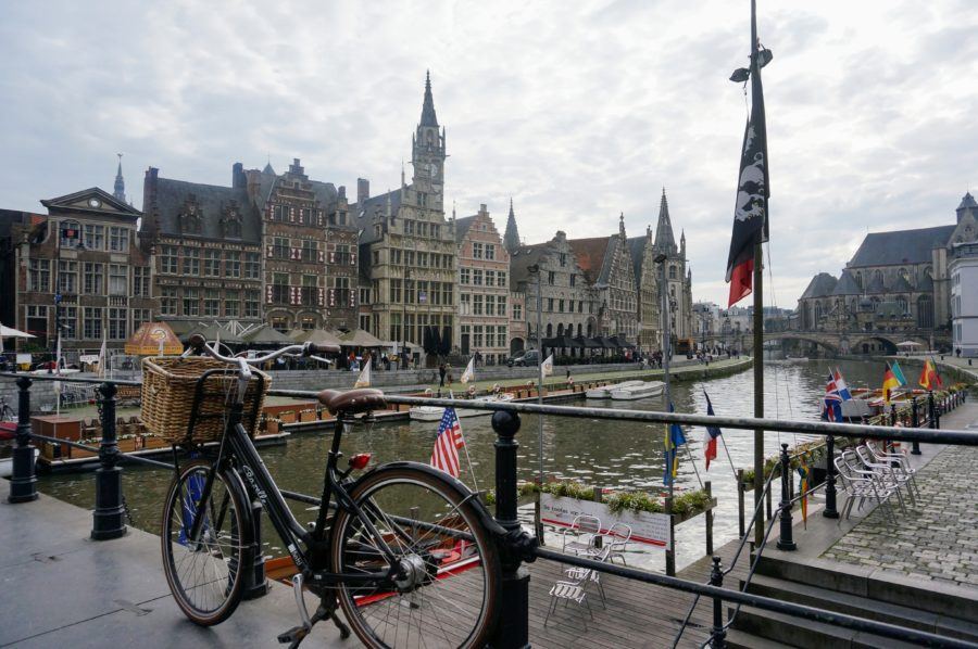 gent canal gothic architecture
