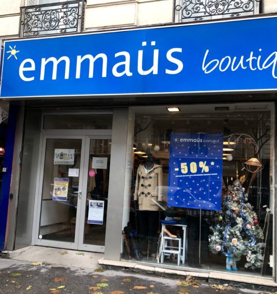 charity shops paris thrift store emmaus
