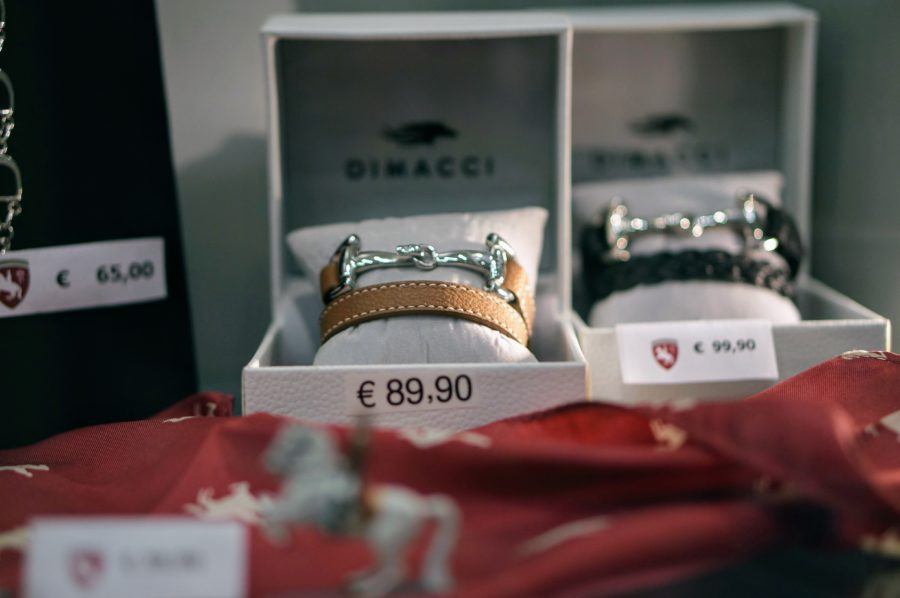 These horse bit leather bracelets look like the Hermes version, but at a fraction of the cost.