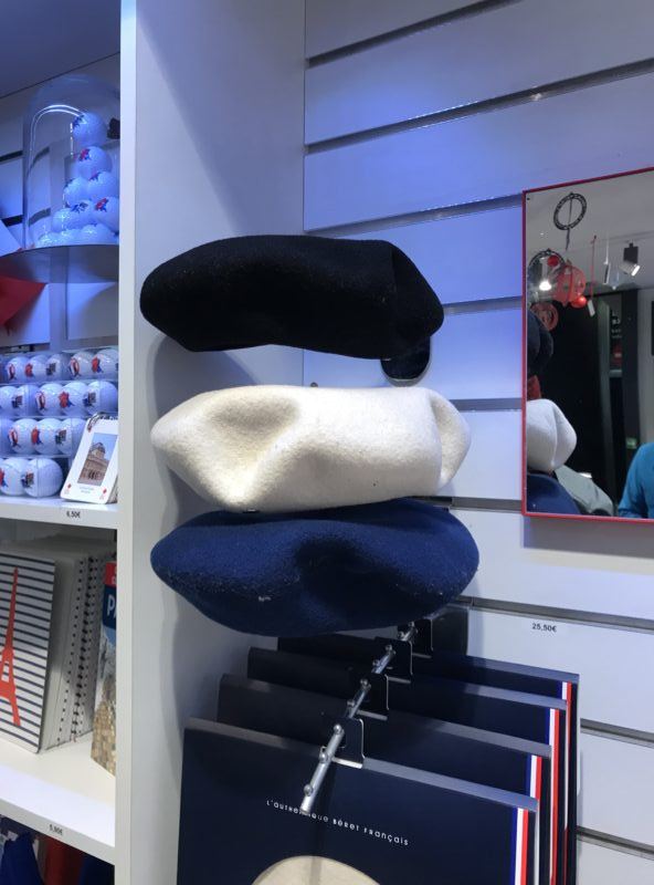 french beret gift shop souvenir top best
