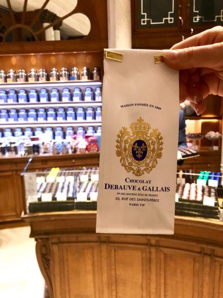 chocolate debauve and gallais best chocolate in paris