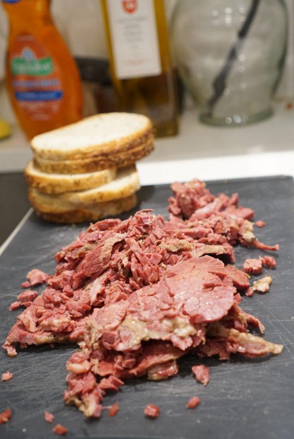 corned beef reuben sandwich