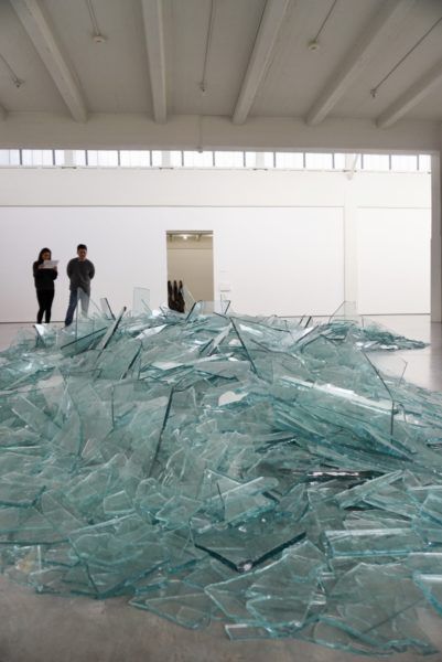 Map of Broken Glass, Robert Smithson, 1969. DIA Beacon.