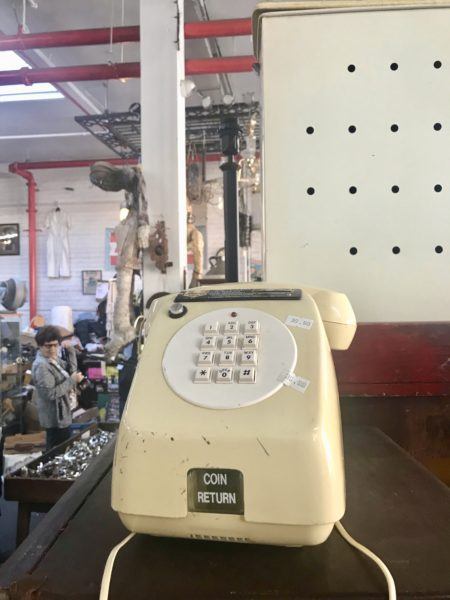 payphone vintage williamsburg vintage thrift store brooklyn new york city best cheap