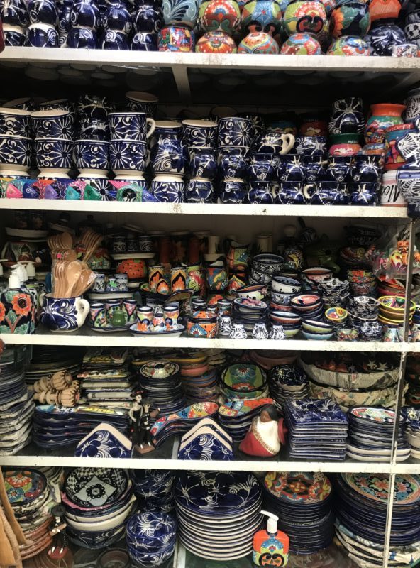 La Ciudedela market bargain shopping pottery