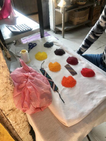 Artisan at work at the market largest mexico city