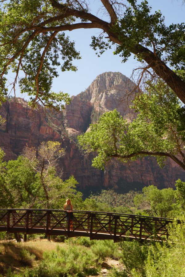 riverwalk hike zion national park easy photo opp instagram