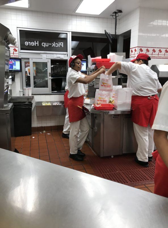 staff in and out inside los angeles lax airport planes