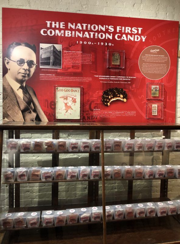 goo goo cluster nashville store history combination candy