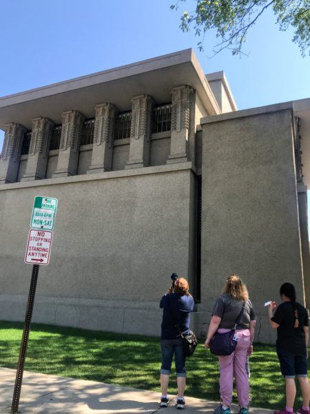 Unity Temple in Oak Park, Illinois, recently designated a Unesco site. Frank Lloyd Wright