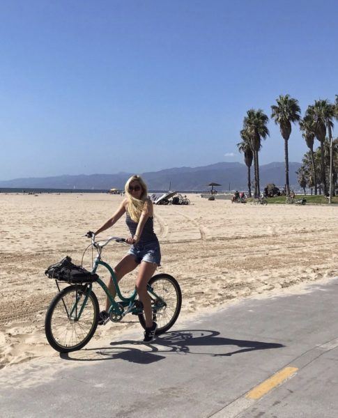 biking venice beach casa del mar